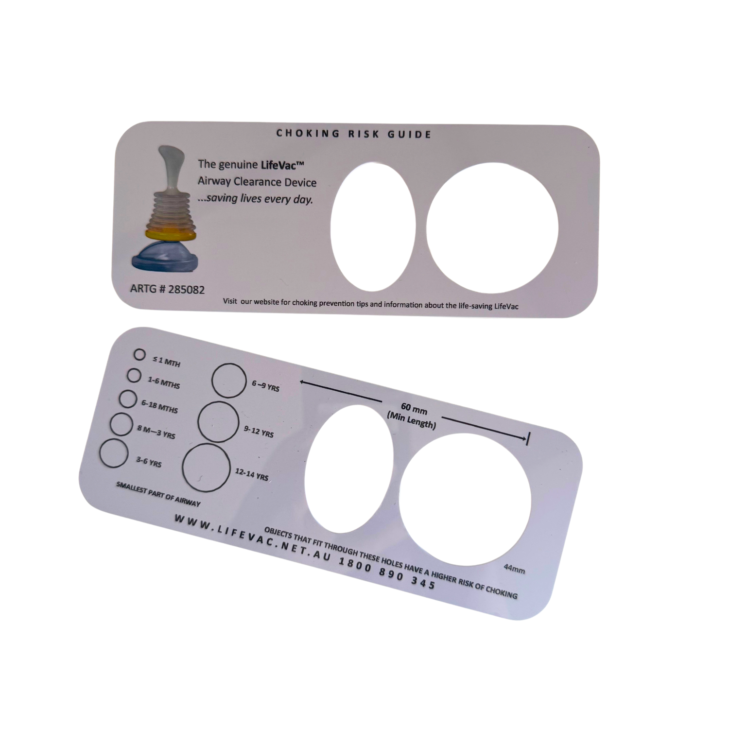 LifeVac Anti-Choking Food Sizing Guide