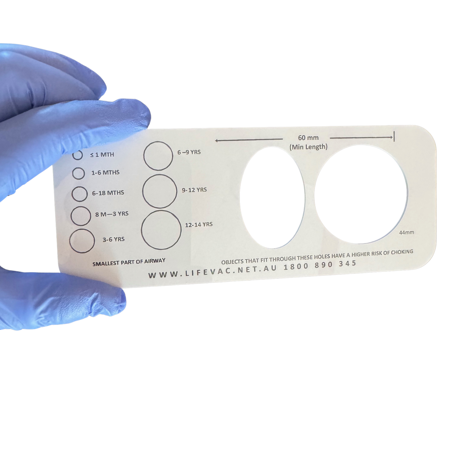 LifeVac Anti-Choking Food Sizing Guide